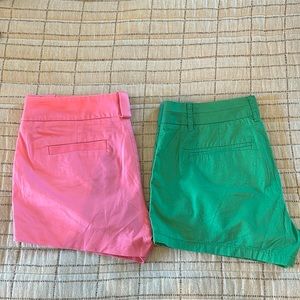 Bundle of 2 JCrew outlet shorts size 6
